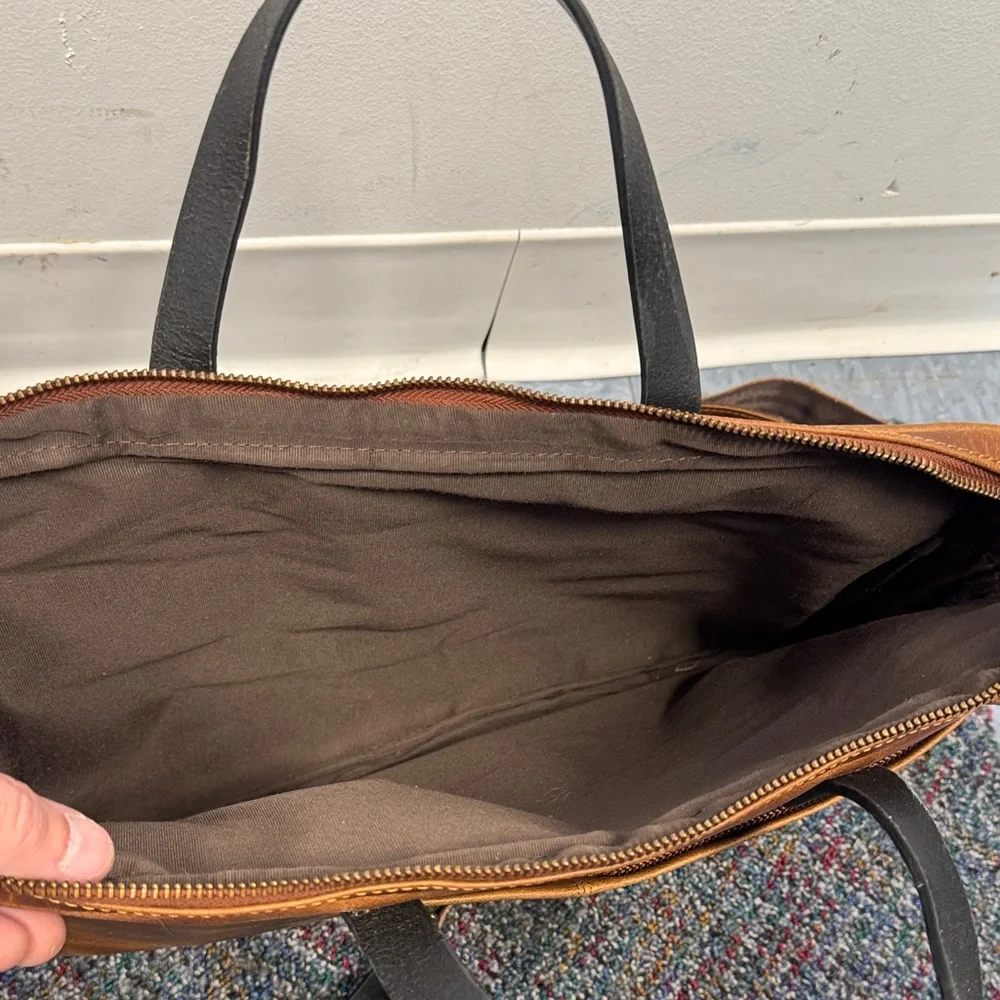 Brown Leather Men's Bag